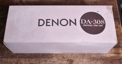 Denon DA-308 12inches long tonearm for professional original box, manual, cable - 第 1/7 張圖片