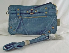 American Eagle Outfitters Deux Lux  Dark Teal Purse Clutch or Shoulder Bag