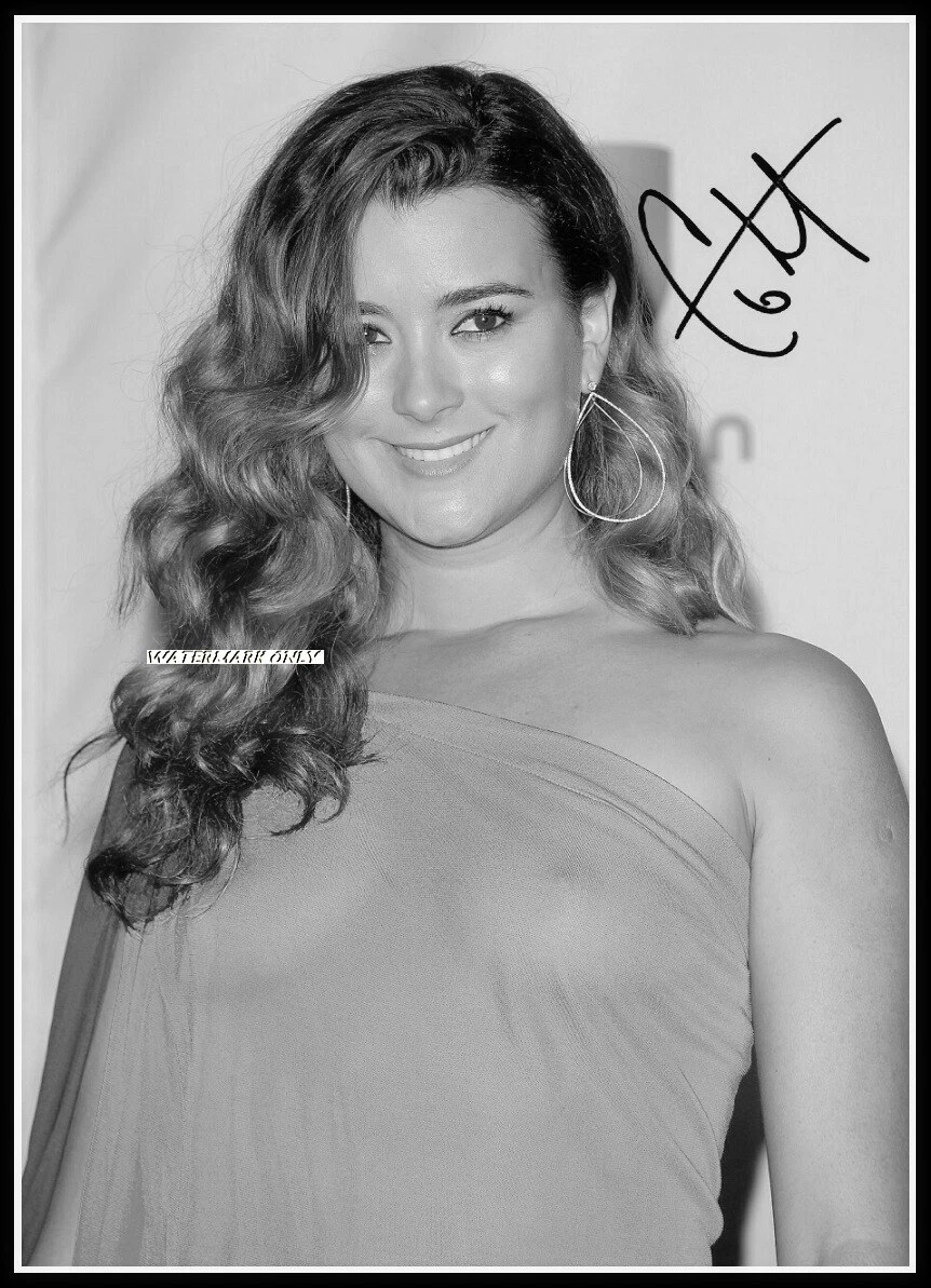 Cote De Pablo, Autographed, Cotton Canvas Image. Limited Edition (CP-202) x  | eBay