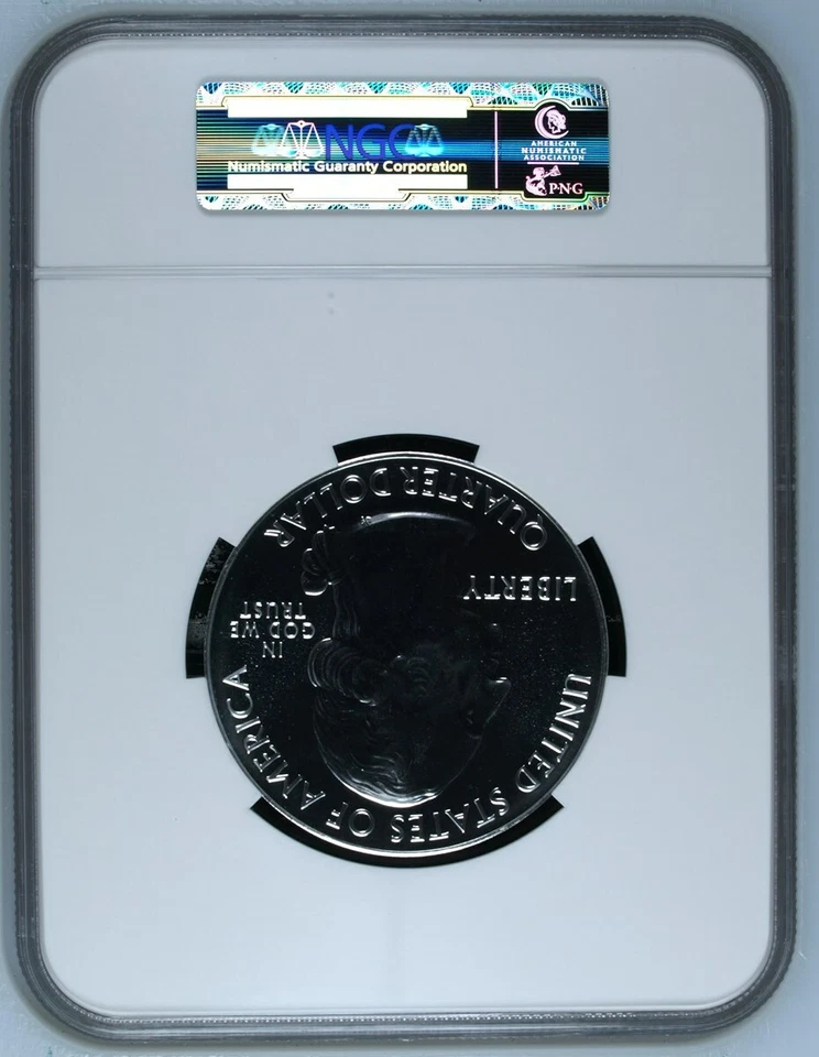 2015 5 OZ SILVER BLUE RIDGE PARKWAY NGC MS69 ER DPL - DEEP PROOF LIKE - Image 2 of 4