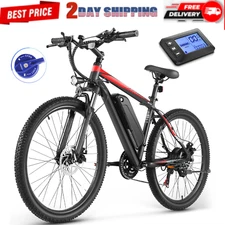 500W Electric Bike Adults, 26'' Mountain Bike 21-Speed Commuter Ebike+48V Motor-