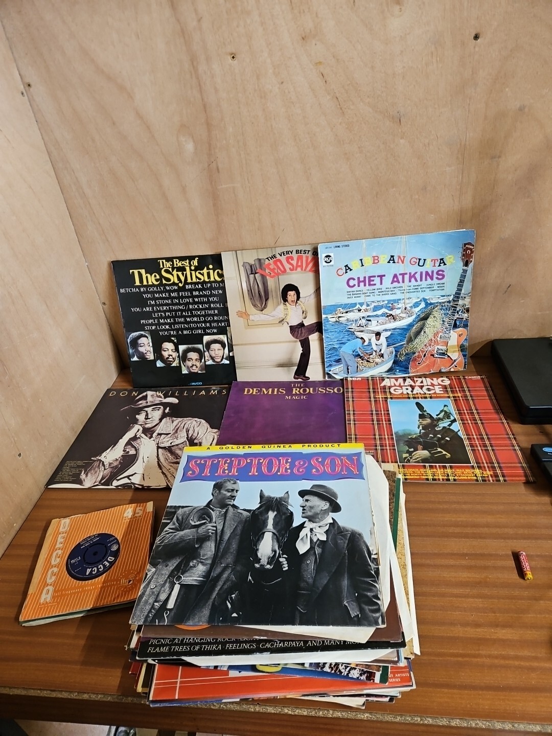 Job Lot of 44 Vinyl Records, Massive Mixture, Value Over £150-image