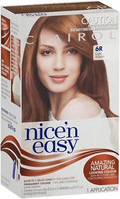 Clairol Nice 'N Easy 110 Natural Light Auburn Permanent Liquid Hair Dye