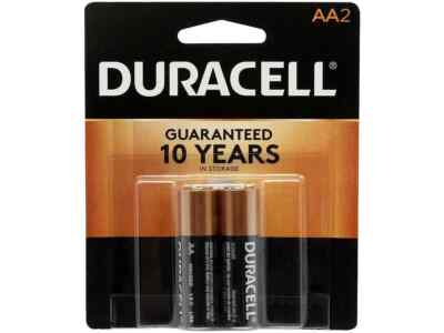 Duracell Coppertop AA 1.5V Alkaline Batteries - 2 Count