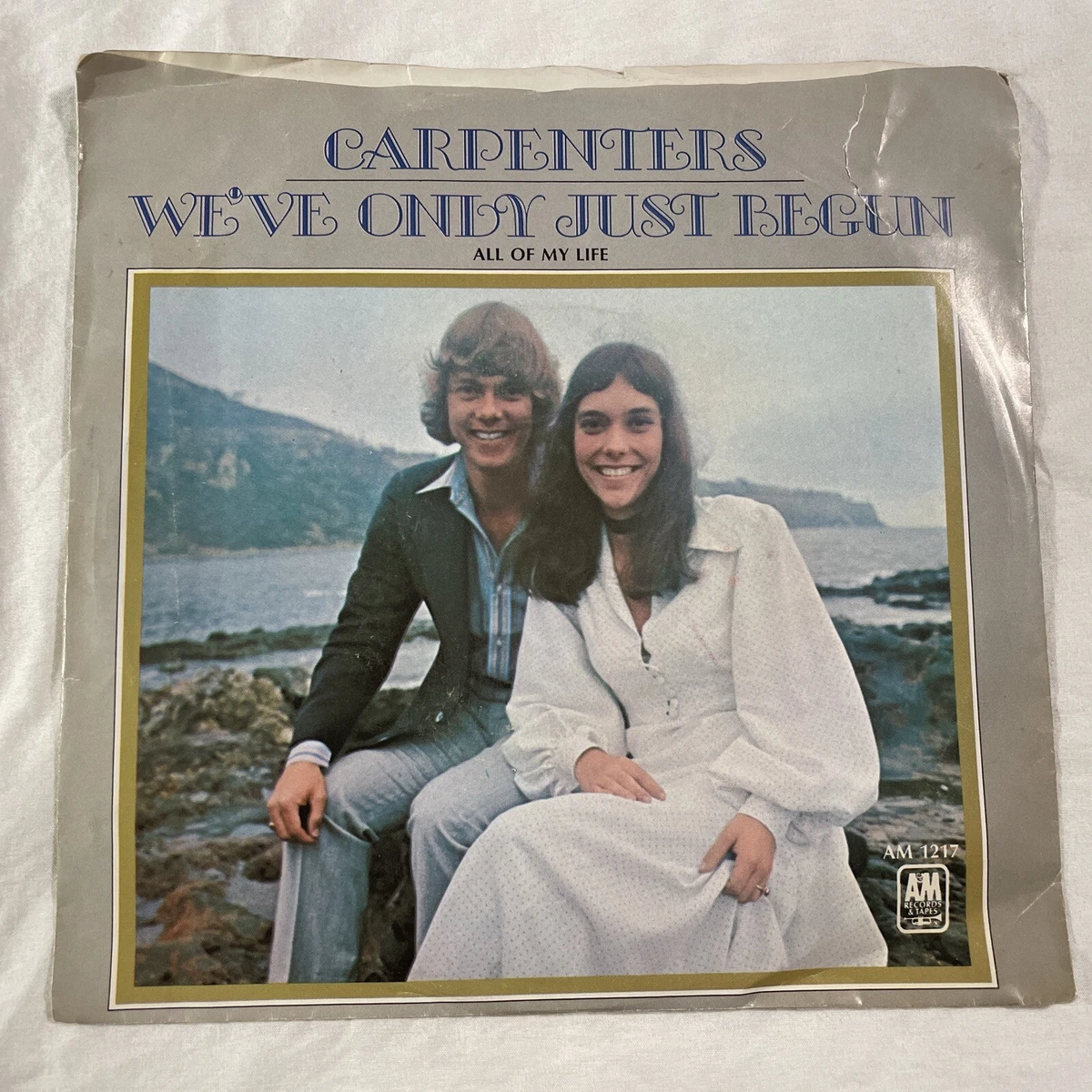Carpenters We've Only Just Begun/All of My Life w/ Picture Sleeve 45 RPM 7”  VG+ | eBay