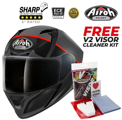 AIROH VALOR KTM ORANGE MATT MOTORCYCLE MOTORBIKE FULL FACE ROAD CRASH  HELMET | eBay