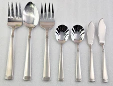 Wallace NAPOLI FROST 18/10 Stainless Hostess Set-Free Shipping!