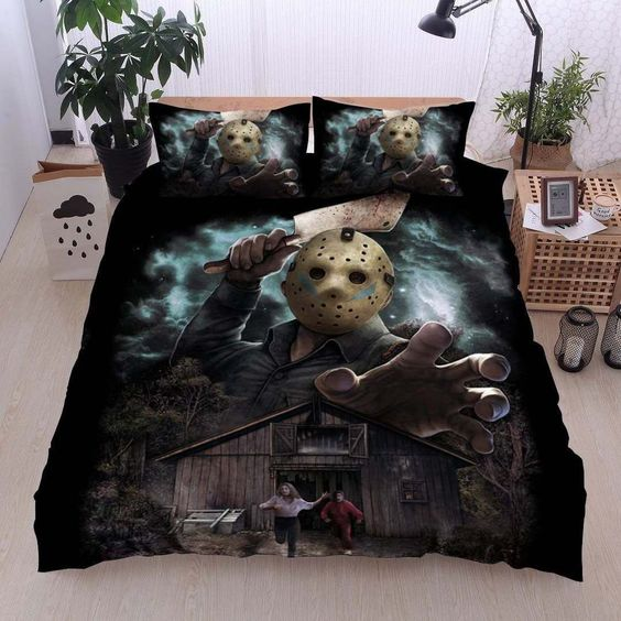 Friday the 13th Horror Halloween Jason Voorhees Duvet Covers