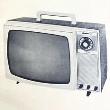 1966 Bradford TV WTG-60376 384 92 Wire Schematic Service Manual Vintage Original