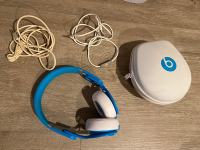 Beats by Dr. Dre Mixr Headband Headphones - Neon Blue for sale