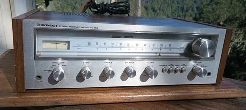 Vintage Pioneer SX-450 Stereo AM/FM Receiver Tested Working Good Used Condition