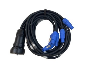 Connecteur M16 19 broches femelle connecteur filaire sur le terrain à