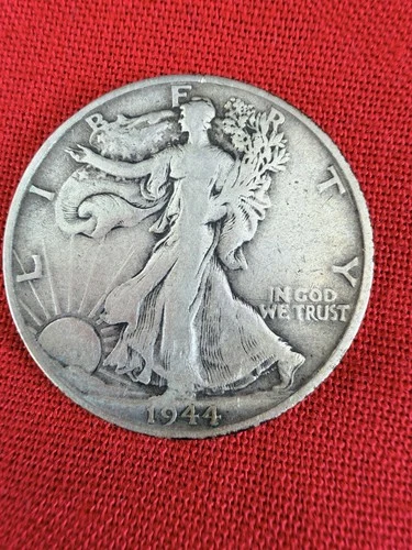 1944 S Walking Liberty Half Dollar Silver 50C San Francisco Mint