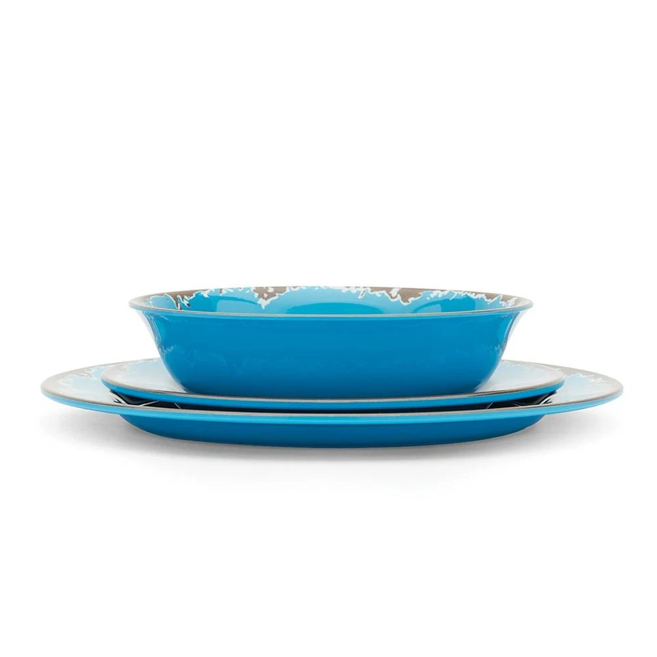 Rustic Melamine Dinnerware (12-Piece Set) - Image 3 of 4