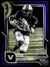 2025 Bowman Chrome University Football Purple Refractor Sedrick Alexander #14