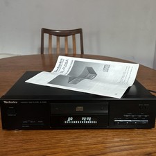 Technics Compact Disc CD Player SL-PJ28A Tested and Working Hi-Fi Separate Black