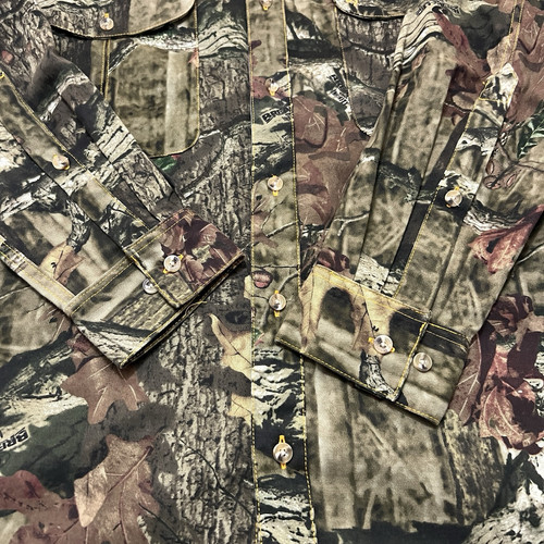 Browning Shirt Mens Extra Large Green Camouflage Odorsmart Break Up Infinity - Picture 6 of 23
