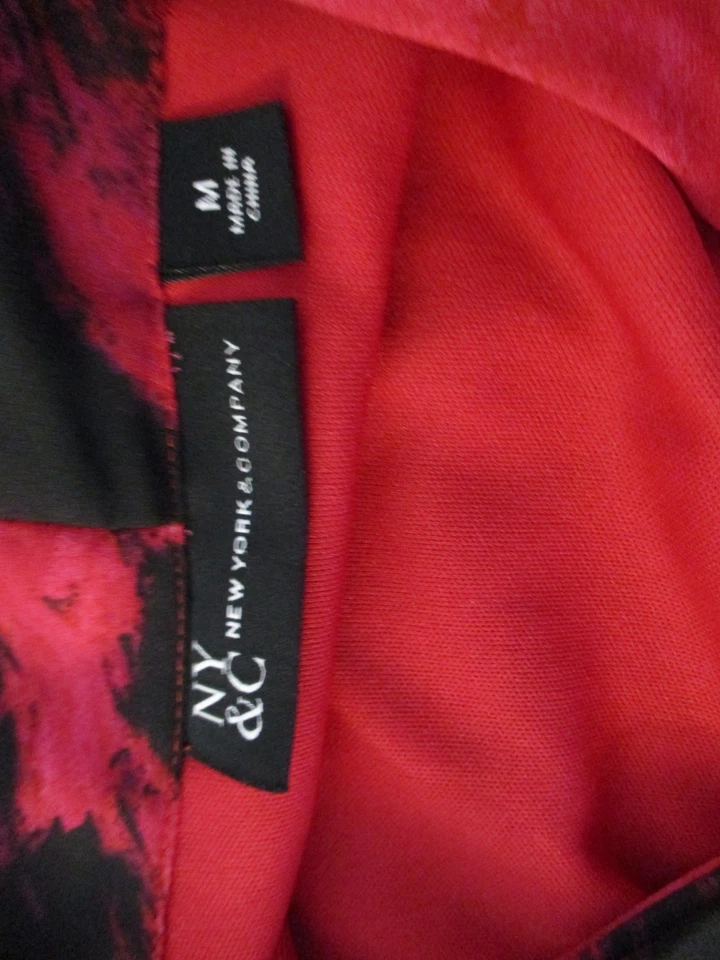 Vestido midi New York & Company para mujer talla M multicolor manga larga Foto 3 de 4