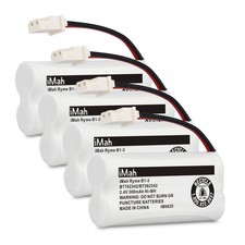 Cordless Phone Batteries 2.4V 300mAh Ni-MH for AT T VTech, 4-Pack