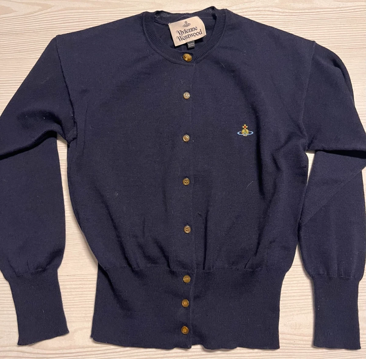 Vivienne Westwood ネイビー カーディガン Vivienne Westwood ネイビー カーディガン 46 【公式通販】