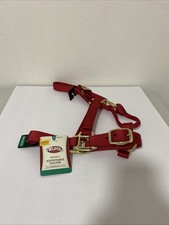 New Weaver Leather 1" Yearling Horse Adjustable Chin Throat Snap Nylon Red