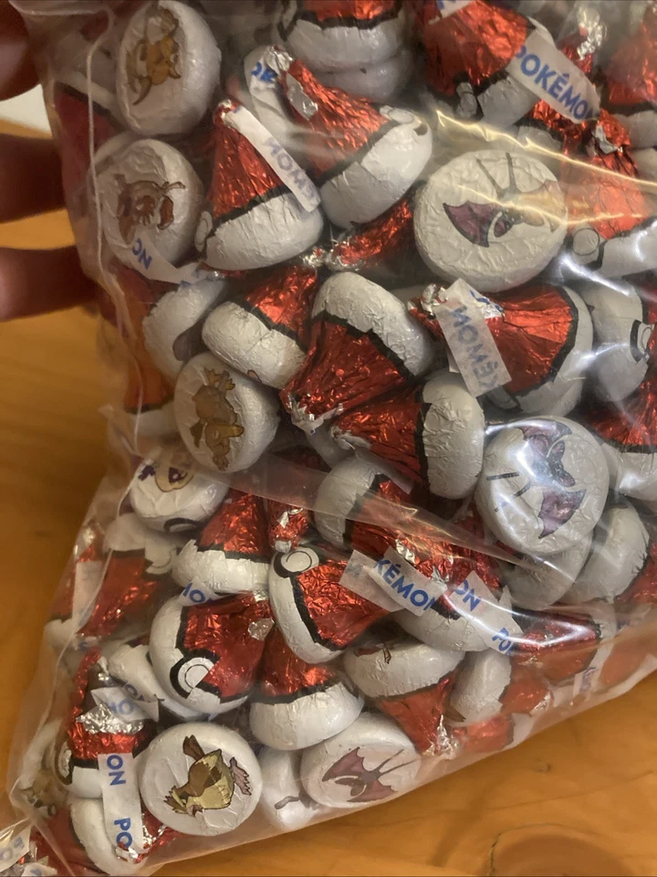 POKEMON 151 KISSES HERSHEY'S ASSORTED MIX LIMITED BULK VALUE 8 Lb BAG Hundreds - Image 2 of 4