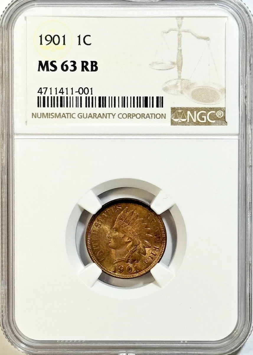 NGC Grade MS 63 Indian Head Small Cents (1859-1909) for sale | eBay