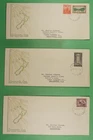 DR WHO 1946 NEW ZEALAND 3 FDC PEACE ISSUE COMBO R49112