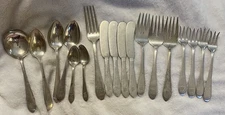 Dominick & Haff Pointed Antique 18 Piece Lot Sterling Silver 