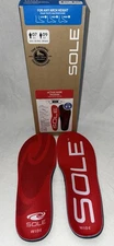 SOLE Active Wide Medium Insoles - Orthotic Arch Support Inserts M 7, W 9