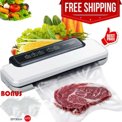 LDLC Commercial Vacuum Sealer Machine Seal a Meal Food Saver System With Free Bags