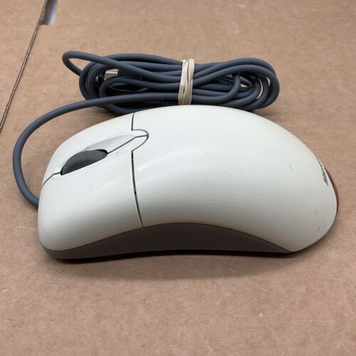 Microsoft Wheel Mouse Optical USB X08-70400 1.1A White PS/2 Compatible TESTED - Picture 3 of 8