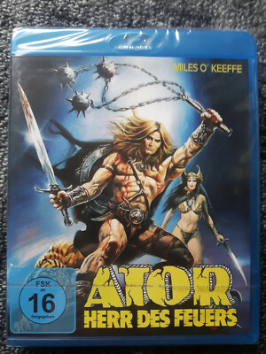 ATOR , HERR DES FEUERS - Deutsche Blu-ray - Miles O'Keeffe - NEU -