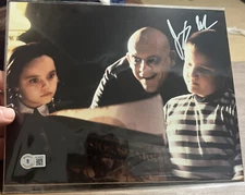 BAM GEEK BOX JIMMY WORKMAN Autograph Auto BAS BECKETT 8X10 photo ADDAMS FAMILY