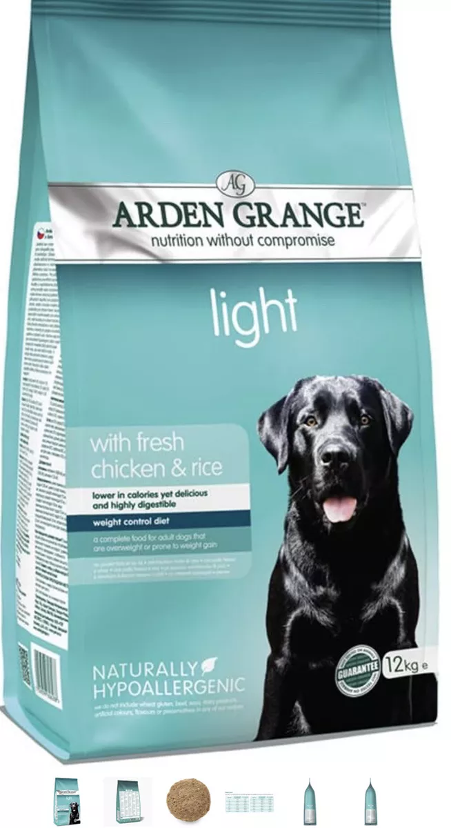 Arden grange light dog clearance food