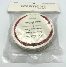 Boston International - Everyday - Pourtions Red Wine Cocktail Coaster - URB20118
