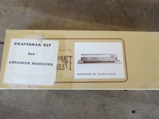 Vintage Gloor Craft Models 313 BURLINGTON 60' Plug Door Boxcar HO Scale