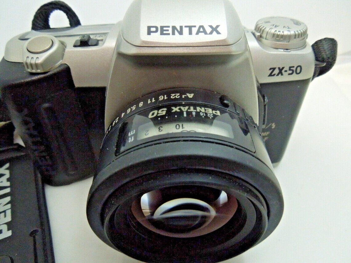 PENTAX - arataland s595 Pentax ZX-50 Camera with lens Vintage Rare Untested | eBay