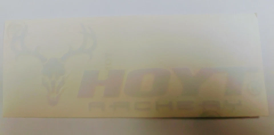 Hoyt Archery Rack Buck Vinyl Sticker 8.5" X 3" - Image 2 of 2