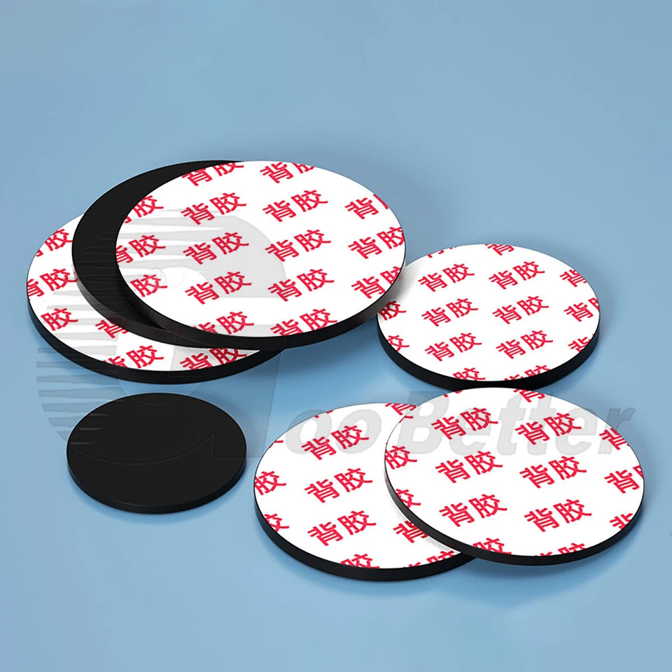 Selbstklebend Gummi Scheiben Rund Gummipads Platte Φ 5mm bis 150mm Dicke 1-10mm - Bild 3 von 4