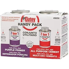 Oatey 30250 4 OZ All Purpose 4OZ AP Cement Weld Kit, Clear