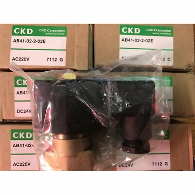 For CKD AB41-02-2-02E AC220V New Solenoid Valve Free Shipping