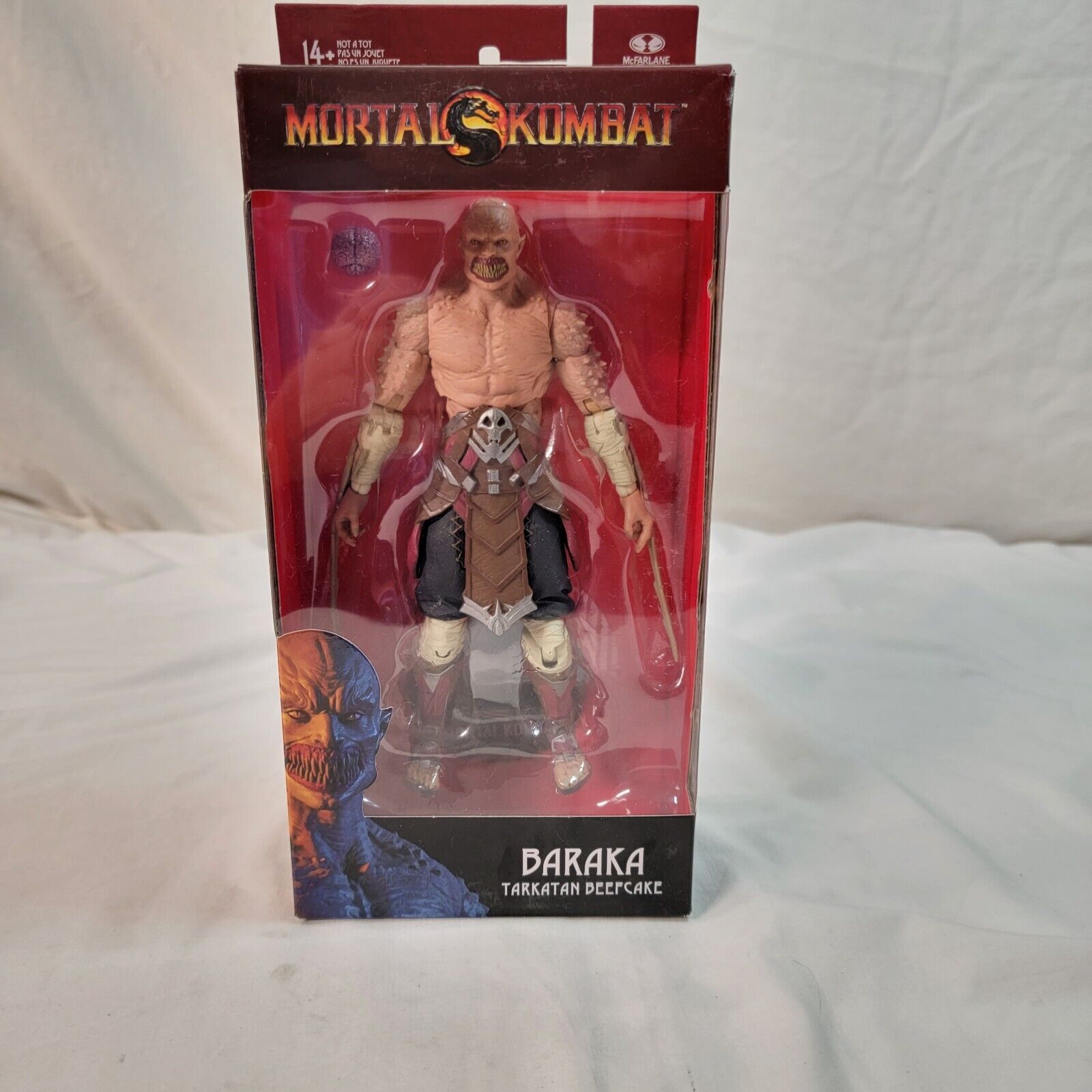 NEW & SEALED McFarlane Toys Mortal Kombat 3 Action Figure Baraka 18 cm