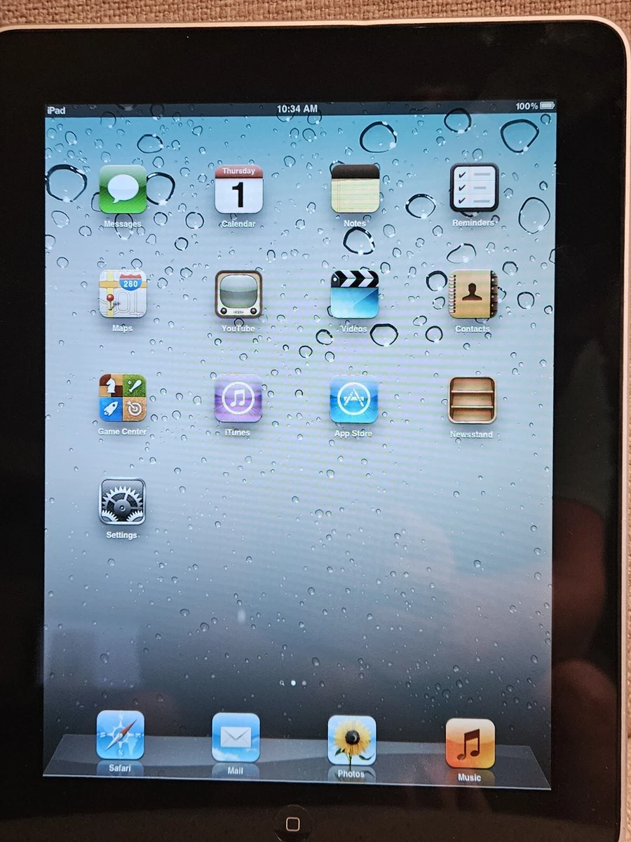 Apple iPad Model A1219 Original 1st Generation 16GB WiFi Enabled Works  Great EUC | eBay