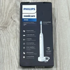 Philips Sonicare 3100 Electric Toothbrush - HX3681/03 (White) NIB FAST SHIPPING
