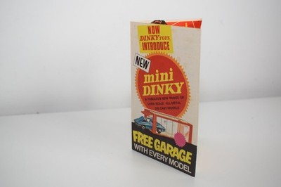 B93 CATALOGUE FOLDER LEAFLET DINKY TOYS MINI DINKY EXC. COND. VERY RARE!