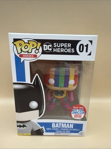 Funko Pop! Vinyl: DC Comics - Batman (Rainbow) - 2016 NYCC w/Protector