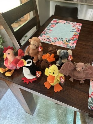 Lot Of 7 Misc Beanie Babies Rare With Tags