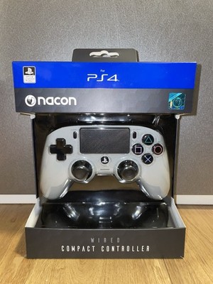 PS4 Controller Neuwertig Playstation 4,  von Wired Compact Controller Grau
