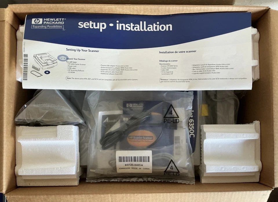 HP ScanJet 6350C Color Scanner Professional Series Scan Copy Fax 2000 NEW NOS - Image 2 of 4